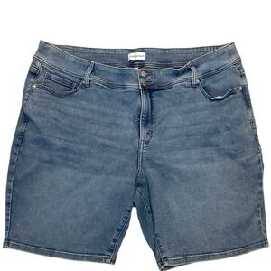 Lane Bryant Blue Denim Shorts Size 26